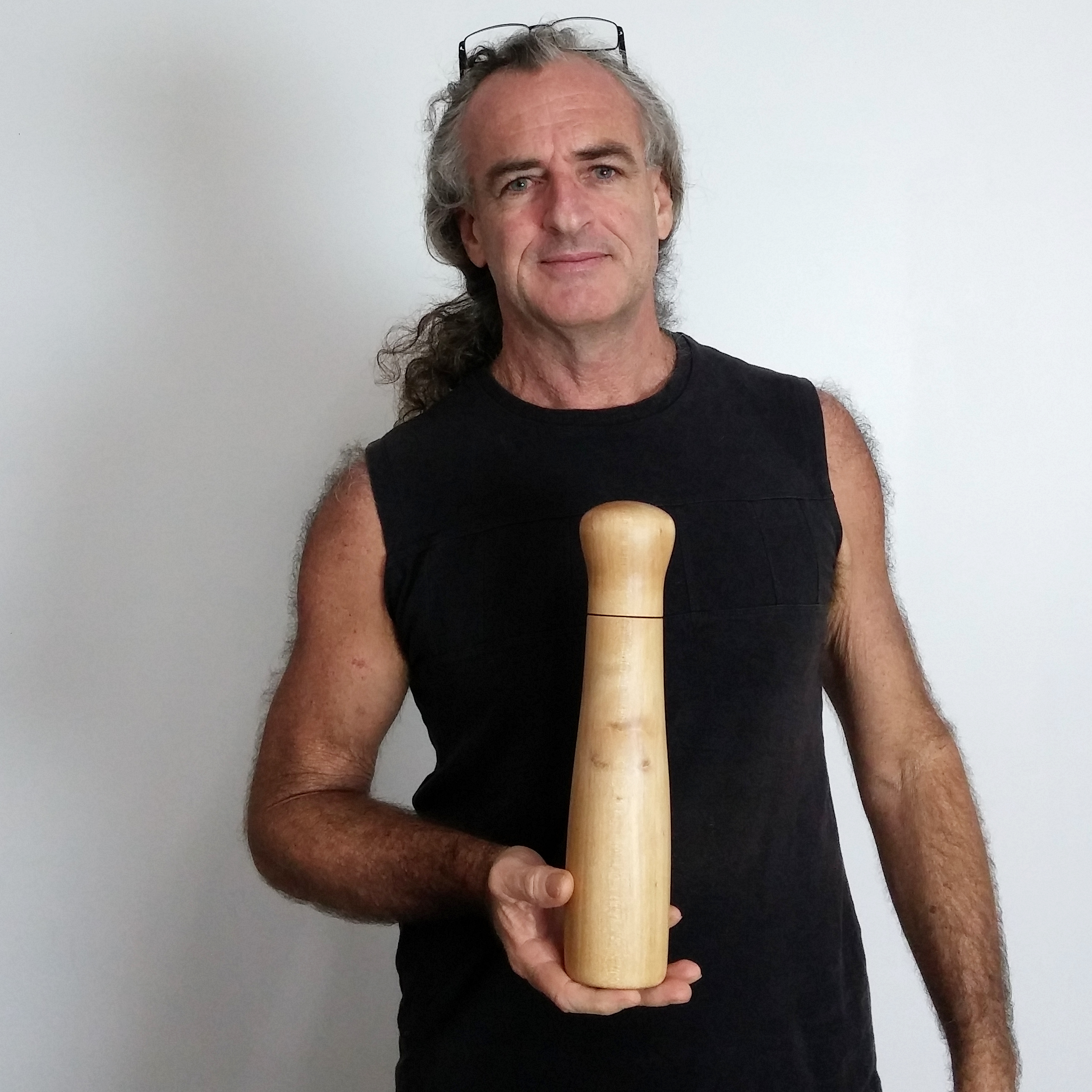 pepper grinder in queensland kauri - bob gilmour - australia